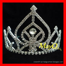 2015 Crystal pageant tiara coroa